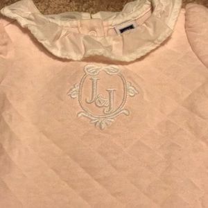 Janie and Jack quilted romper 0 to 3 months